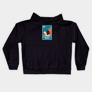 Bouncing Beagle Dog Owner Stamp Kids Hoodie